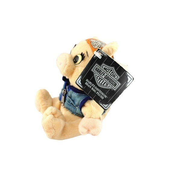 Harley Davidson bean bag RACER plush toy 1997 NWT‎ Pig - Picture 2 of 9
